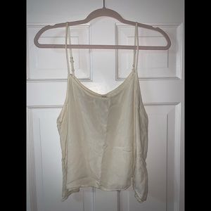 Mudd Cream Cropped Tank